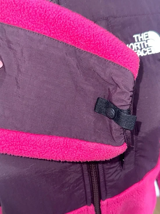 The North Face Denali Fleece Jacket Women’s XS Pink Black Full Zip - Picture 11 of 14